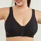 Soutien-gorge à fermeture avant sans coutures et forme croisée