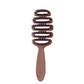 Brosse à cheveux en poils de sanglier avec design incurvé