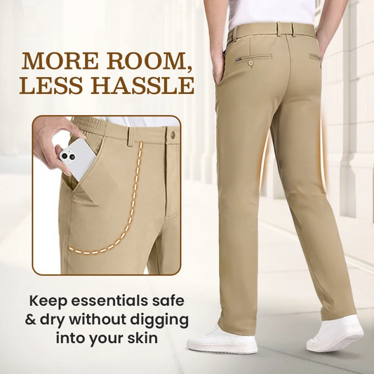 Pantalon classique léger et confortable pour homme