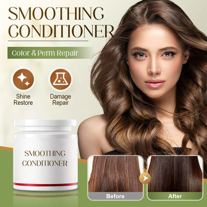 Après-shampooing lissant réparateur couleur et permanente