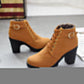 📢Dernier jour de soldes⏰ Bottes Femme à Talon Block Semelle Épaisse