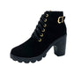 📢Dernier jour de soldes⏰ Bottes Femme à Talon Block Semelle Épaisse