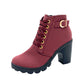 📢Dernier jour de soldes⏰ Bottes Femme à Talon Block Semelle Épaisse