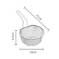📢📢40% DE RÉDUCTION !! ⏰ Passoire en Acier Inoxydable avec Manche – Inox 304, mailles fine & large – Idéale pour égoutter pâtes, légumes & fruits 🥗