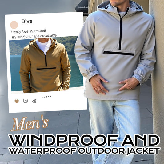 Veste d'extérieur imperméable et coupe-vent pour homme-📢📢5 dernières heures : Grande vente⏰⏰Limité à 100 pièces