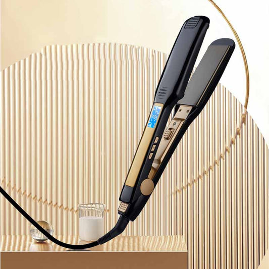 ✅ Plaques titine ultra-lisses – 0 frisottis, 100% brillance🔥 Lisseur/styler avec écran LCD et température réglable💞Créez des cheveux soyeux instantanément💞