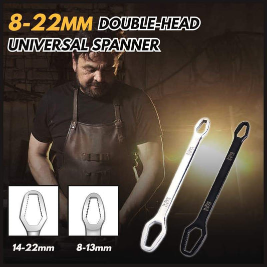 🔧 ACHETEZ 2 - ÉCONOMISEZ 5.99€ ! 🔩 Clé Universelle à Double Tête - Ajustement Automatique pour Écrous et Boulons de Toutes Tailles 🛠️✨