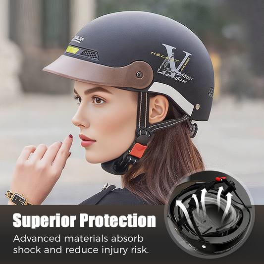 🛡️Casque de moto léger, respirant et résistant aux chocs📢📢3 dernières heures : Grande vente⏰⏰