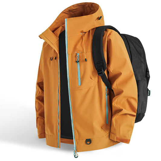 📢📢50 % DE RÉDUCTION !!⏰Veste imperméable sport-extérieur à capuche