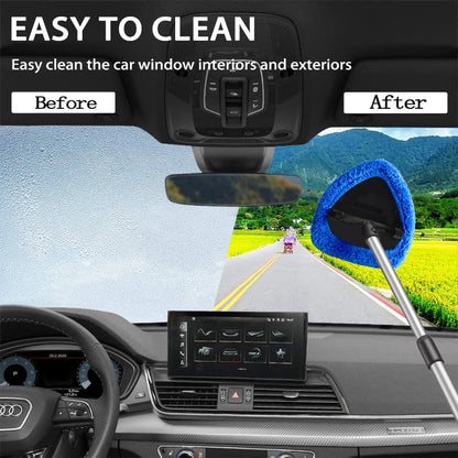 📢📢50 % de réduction !! ⏰Kit d’Outil de Nettoyage pour Pare-Brise de Voiture – Extensible & Rotatif à 180°