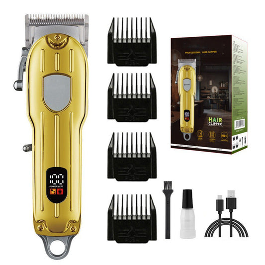 Tondeuse à cheveux rechargeable puissante et durable(Comprend l'ensemble complet des accessoires)