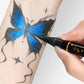 Set de 10 marqueurs pour tatouages temporaire