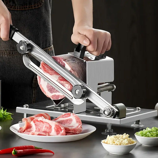 💥Grande vente 50% de réduction💥 Trancheuse à viande surgelée manuelle