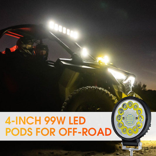 📢Dernier jour de soldes⏰🔦 Projecteur LED 4 Pouces 99W pour Off-Road📍