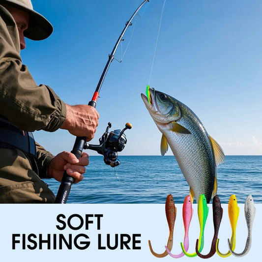 📢📢Promotion exceptionnelle⏰Leurre de pêche souple à queue frisée