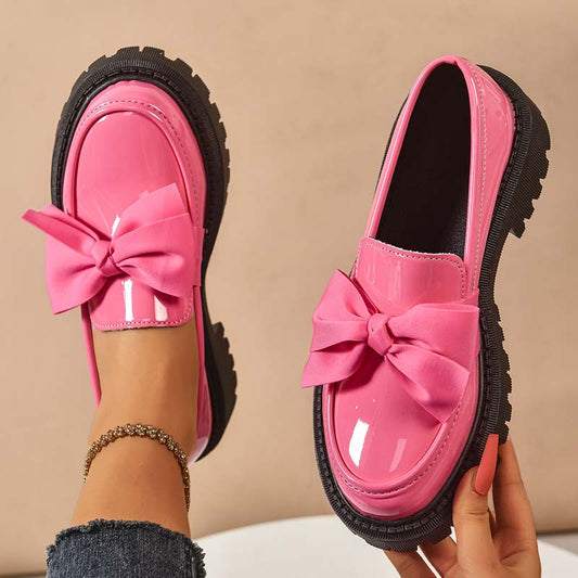 📢📢64 % de réduction！！！📍Mocassins à Plateau Élégants et Féminins avec Nœud