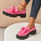 📢📢64 % de réduction！！！📍Mocassins à Plateau Élégants et Féminins avec Nœud