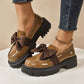 📢📢64 % de réduction！！！📍Mocassins à Plateau Élégants et Féminins avec Nœud