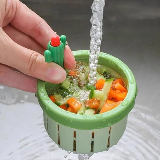 📢📢3 dernières heures : Grande vente⏰⏰Filtre à Évier de Cuisine en Forme de Cactus
