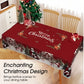 🔥 55% DE RÉDUCTION ! ✨ Nappe de Noël Classique - Motifs Festifs Variés, Tissu Polyester Résistant aux Taches, Tailles Adaptées à Toutes les Tables 🎄🍽️
