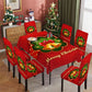🔥 55% DE RÉDUCTION ! ✨ Nappe de Noël Classique - Motifs Festifs Variés, Tissu Polyester Résistant aux Taches, Tailles Adaptées à Toutes les Tables 🎄🍽️