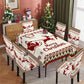 🔥 55% DE RÉDUCTION ! ✨ Nappe de Noël Classique - Motifs Festifs Variés, Tissu Polyester Résistant aux Taches, Tailles Adaptées à Toutes les Tables 🎄🍽️