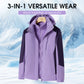 Veste Extérieure 3-en-1 Imperméable