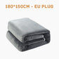 Plaid Électrique Chauffant Ultra-doux avec Minuterie