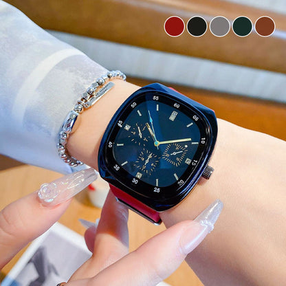📢📢60 % DE RÉDUCTION !! ⏰ Montre Quartz 42mm – Design Épuré, Respirant & Élégant pour Tous les Jours 🕰️