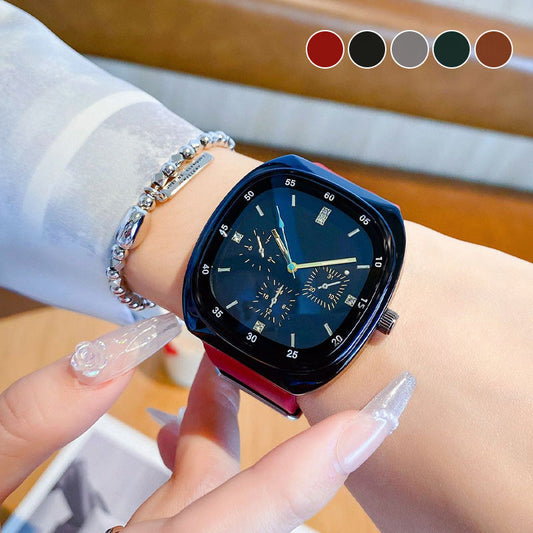 📢📢60 % DE RÉDUCTION !! ⏰ Montre Quartz 42mm – Design Épuré, Respirant & Élégant pour Tous les Jours 🕰️