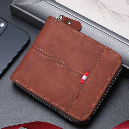 📢📢50 % DE RÉDUCTION !! ⏰Portefeuille Carré Vintage Décontracté pour Homme
