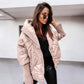 🔥Pré-réchauffement hivernal - Remises énormes🔥Veste matelassée à capuche pour femme