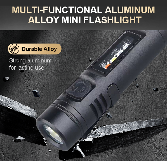 📢📢3 dernières heures : Grande vente⏰⏰Mini lampe torche multifonctionnelle en alliage d'aluminium