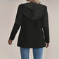 📢📢56 % de réduction！！！📍Veste tendance à capuche et manches longues zippée pour femme