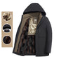 📢65% de réduction！！！📍Manteau thermique d'hiver pour homme avec parka à capuche épaisse