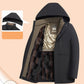 📢65% de réduction！！！📍Manteau thermique d'hiver pour homme avec parka à capuche épaisse