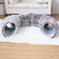 🔥 55 % DE RÉDUCTION 🎁Lit tunnel rond souple pliable 2 en 1 pour chat d'intérieur