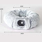 🔥 55 % DE RÉDUCTION 🎁Lit tunnel rond souple pliable 2 en 1 pour chat d'intérieur