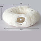 🔥 55 % DE RÉDUCTION 🎁Lit tunnel rond souple pliable 2 en 1 pour chat d'intérieur