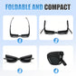 📢📢57% DE RÉDUCTION !!!✨Lunettes de soleil compactes, pliables et empilables