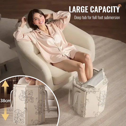 Baignoire pliable portable pour tremper les pieds
