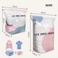 Sacs de compression sous vide sans pompe, grand format