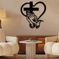 📢📢54% DE RÉDUCTION !!!✨Élégant décor mural chrétien avec cœur et croix