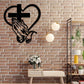 📢📢54% DE RÉDUCTION !!!✨Élégant décor mural chrétien avec cœur et croix