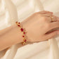 💥Grande vente🔥Bracelet à breloques délicat en forme de feuille pour femme