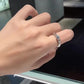 📢📢70 % de réduction !!! 🎅【🎁Le Cadeau de Noël🎁】🎄Bague diamant rotative symbolisant l'étoile de l'univers