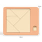 📢📢50% DE RÉDUCTION !!!✨Jeu de puzzle en bois Tangram Board
