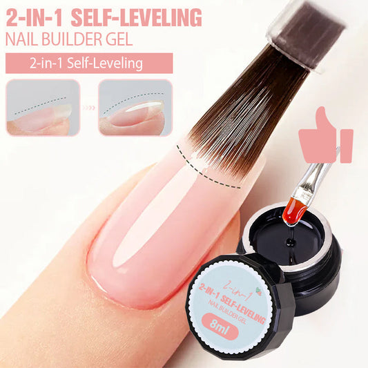📢📢 50% DE RÉDUCTION ! ✨Gel de Construction Auto-égalisant 3-en-1 pour Ongles