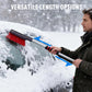 📢📢 50% DE RÉDUCTION ! ✨Balai à neige à double tête avec grattoir à glace pour voiture