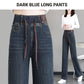 🔥 51% DE RÉDUCTION ! ✨ Jean Femme Taille Haute Coupe Droite - Ceinture à Cordon Réglable, Version Molletonnée ou Cheville, Tissu Élastique Confortable 👖✨
